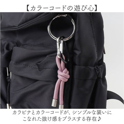 RING リング ナイロン10Pカラビナミニリュック （ブラック）｜詳細画像