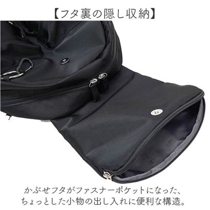 RING リング ナイロン10Pカラビナミニリュック （ブラック）｜詳細画像