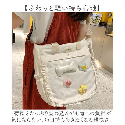 痛バッグ ショルダーバッグ 2way （イエロー）｜詳細画像