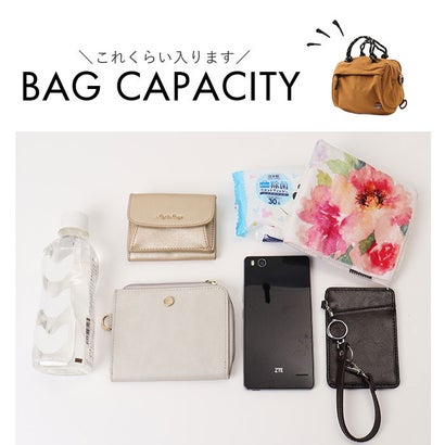 リュック ショルダーバッグ 多収納 （アイボリー）｜詳細画像