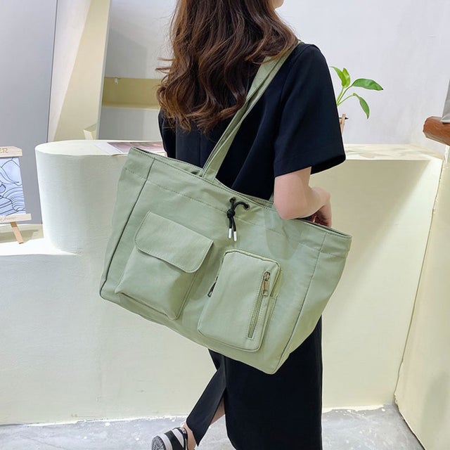 キャンバス トートバッグ （ライトグリーン）