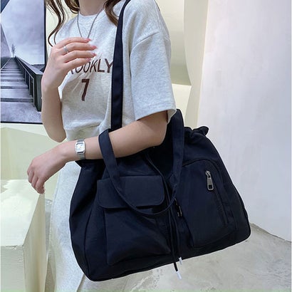キャンバス トートバッグ （ブラック）｜詳細画像
