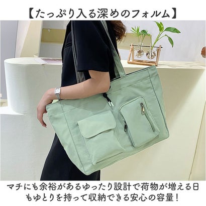 キャンバス トートバッグ （ブラック）｜詳細画像