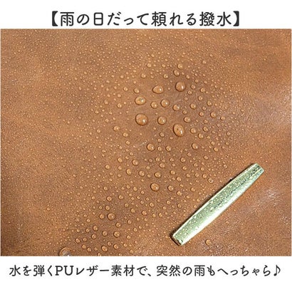 スクエアレディースリュック （ベージュ）｜詳細画像