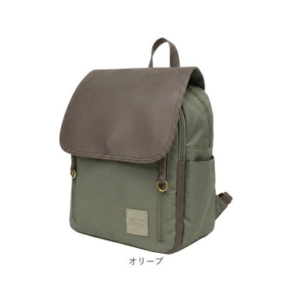 METRO メトロ ナイロン合皮10Pミニリュック （ベージュ）｜詳細画像
