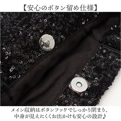 スパンコールトート （SILVER）｜詳細画像