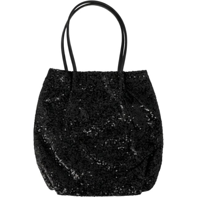 スパンコールトート （BLACK）