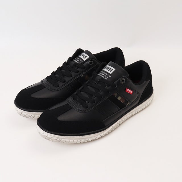 EDWIN 防滑 軽量スニーカー （7771.BLACK）