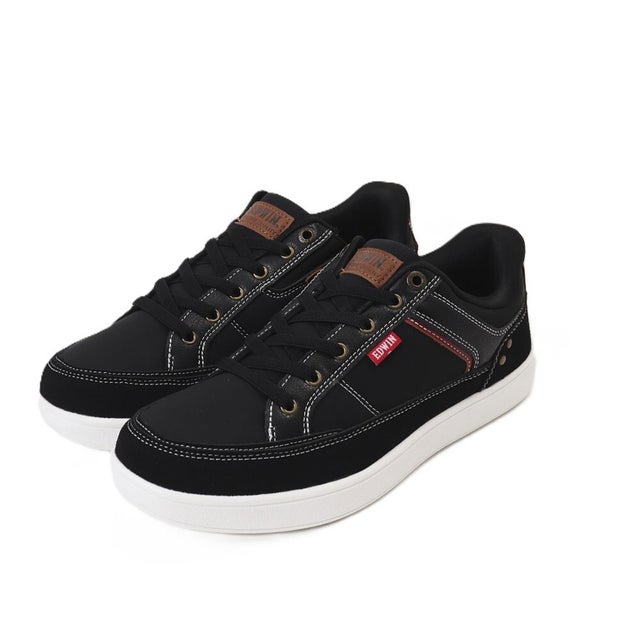 EDWIN 軽量ハンズフリースニーカー （7227.BLACK）