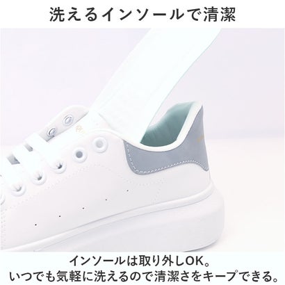 バックヤードファミリー BACKYARD FAMILY スニーカー レディース pmysh801 （ホワイト×グリーン）｜詳細画像