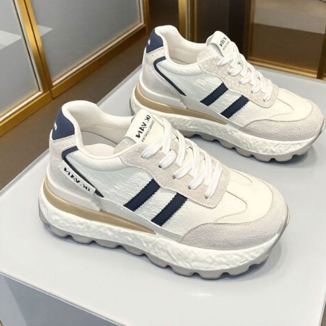 厚底スニーカー 可愛い レディース （ホワイト）