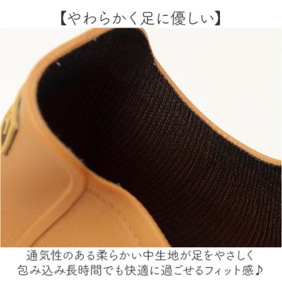 インナー付き レインブーツ 男女兼用 （ブラック）｜詳細画像