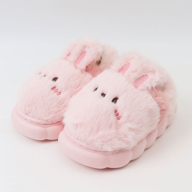 ルームシューズ スリッパ ウサギ （ピンク）