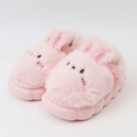 ルームシューズ スリッパ ウサギ （ピンク）