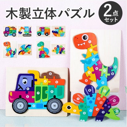 バックヤードファミリー BACKYARD FAMILY 型はめパズル 立体パズル 2点セット ykyibao7087s2 （Cセット）｜詳細画像