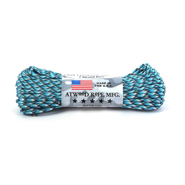 ノーブランド No Brand アトウッド・ロープ MFG ATWOOD ROPE MFG. パラコード 100フィート CAMO/PATTERN （11.BlueSnake）