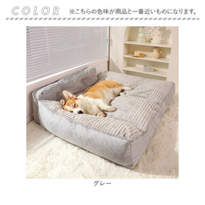 ペットベッド pk23d 【返品不可商品】 （ブラウン）｜詳細画像