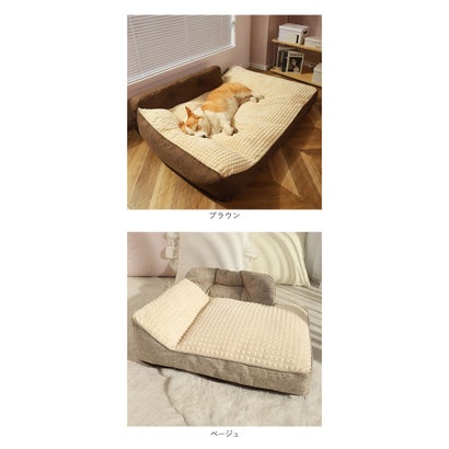 ペットベッド pk23d 【返品不可商品】 （ブラウン）｜詳細画像