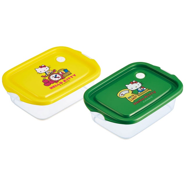 キャラクター 保存容器 フードコンテナ （ハローキティレトロデザイン）
