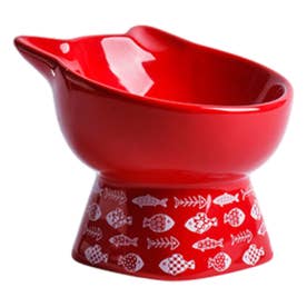 フードボウル ペット用食器 （レッド）