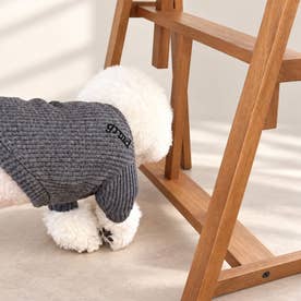 犬服 Tシャツ ドッグウェア カットソー 長袖 （グレー）
