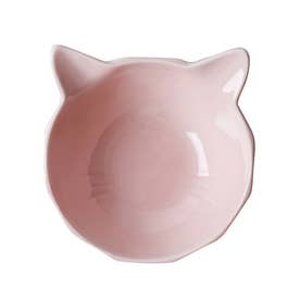 猫用食器 猫型皿 可愛い （ピンク）
