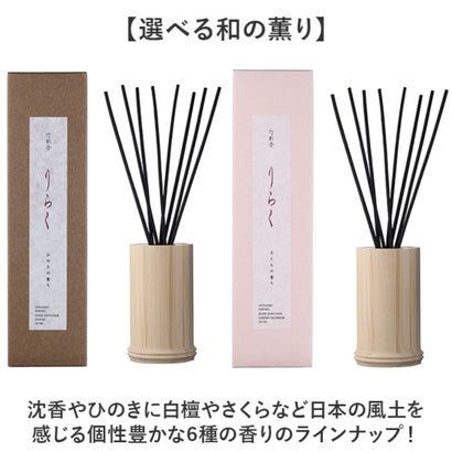 りらく リードディフューザー （沈香）｜詳細画像