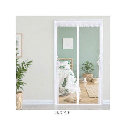 網戸カーテン 玄関用 蚊防ぐ （グレー）｜詳細画像