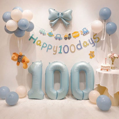 風船100日 （ブルー）｜詳細画像