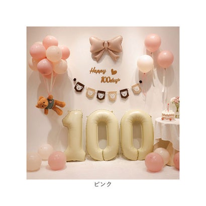 風船100日 （ピンク）｜詳細画像