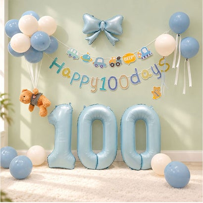 風船100日 （ピンク）｜詳細画像