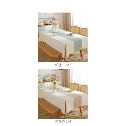 テーブルクロス （グリーンしか）｜詳細画像