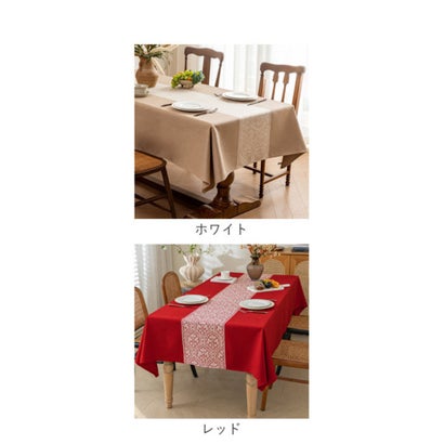 テーブルクロス （レッド）｜詳細画像