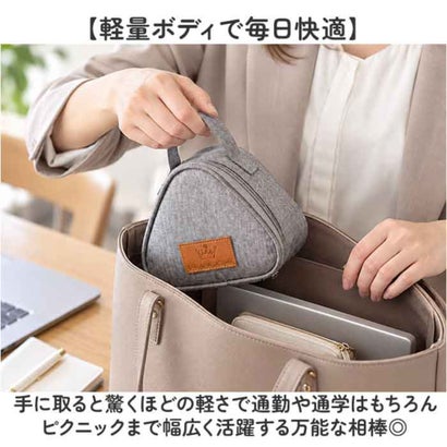 おにぎりポーチ 保温 保冷 （ブラック）｜詳細画像