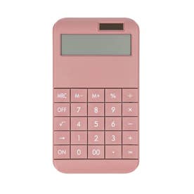 シンプル電卓 cal23【返品不可商品】 （ピンク）