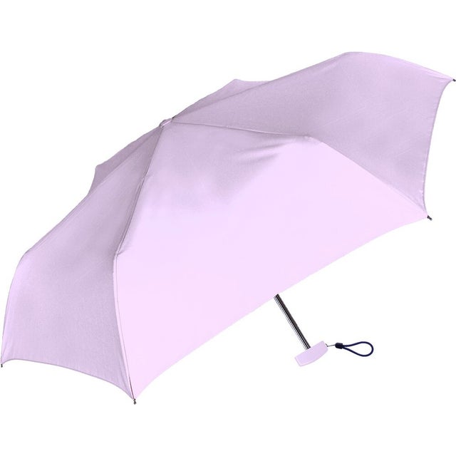 Natural basic 傘 50cm 無地 フラット 折りたたみ （LAVENDER）