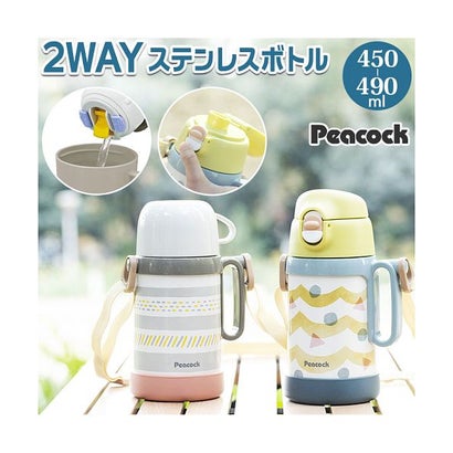 バックヤードファミリー BACKYARD FAMILY Peacock 2WAYボトル ASNW50【返品不可商品】（グレー）｜詳細画像