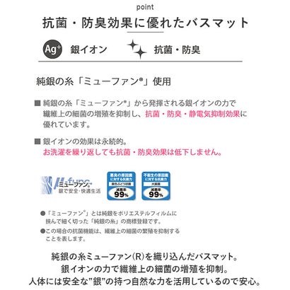バックヤードファミリー BACKYARD FAMILY 踏みたくなるバスマット FumiFumi （レッド）｜詳細画像
