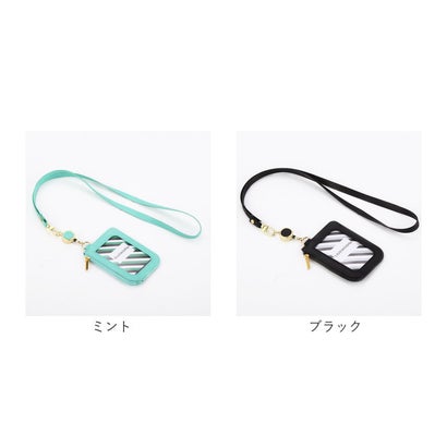 定期入れ パスケース リール付き ysca5319 （ショートタイプブラック）｜詳細画像