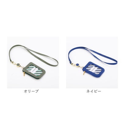 定期入れ パスケース リール付き ysca5319 （ショートタイプグレー）｜詳細画像