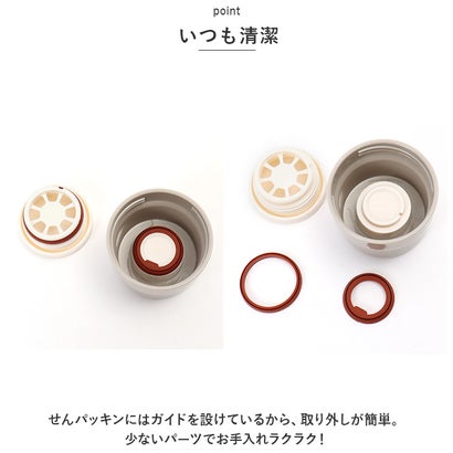 バックヤードファミリー BACKYARD FAMILY ステンレス製おでかけマグボトル ホルダー付き 480ml【返品不可商品】 （ピンク）｜詳細画像