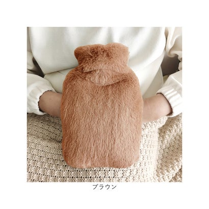 湯たんぽ もこもこ ポケット付き ysg5359 （パープル）｜詳細画像