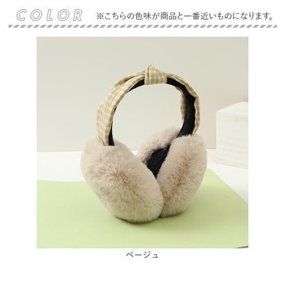 折り畳み式 イヤマフ 耳当て おしゃれ ysfg5314 （ホワイト）｜詳細画像
