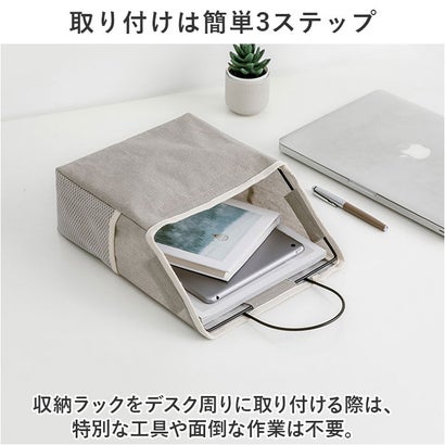 バックヤードファミリー BACKYARD FAMILY 壁掛け式  収納ラック ysg5741 （タイプAホワイト）｜詳細画像
