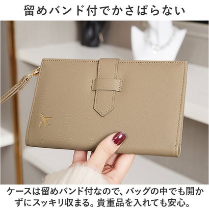 パスポートケース カードケース 財布 旅行 rxpj1681 （レッド）｜詳細画像