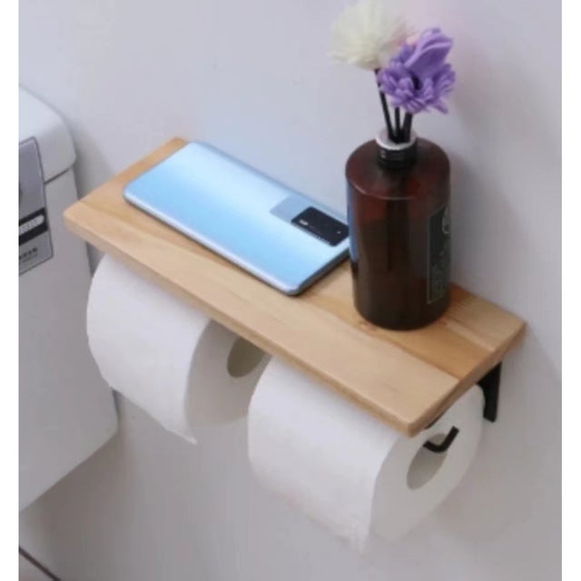 トイレットペーパーホルダー アンティーク mmtpholder1207e【返品不可商品】 （ライトブラウン）