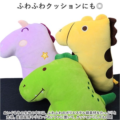 バックヤードファミリー BACKYARD FAMILY シートベルトカバー ぬいぐるみ アニマル gg6001 （ユニコーン）｜詳細画像