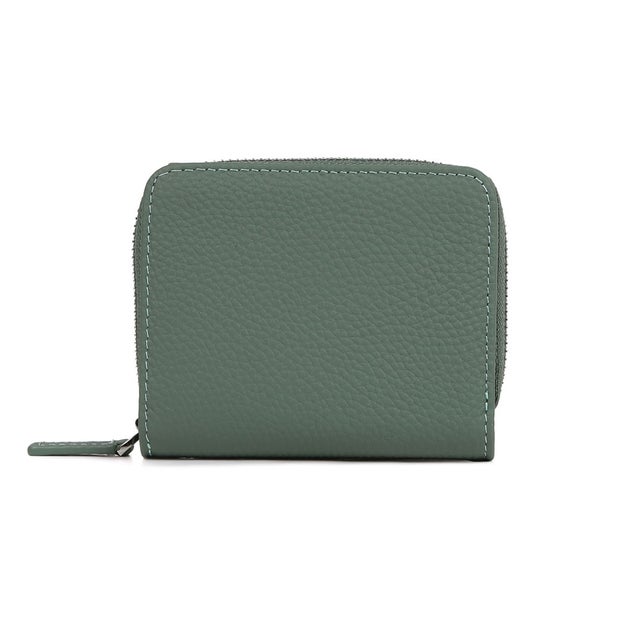 Melody 本革 ジャバラ コンパクト財布 （GREEN）