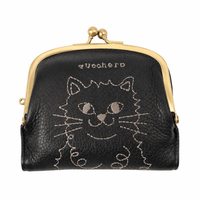 zucchero ズッケロ 55522 がま口財布 （10ブラック）