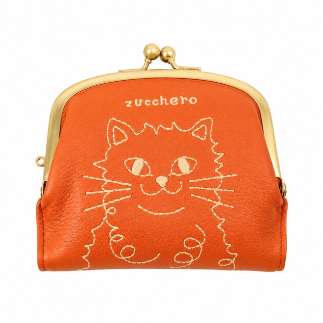 zucchero ズッケロ 55522 がま口財布 （34オレンジ）